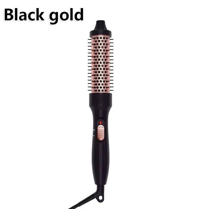 Brosse à fer à friser chauffante PTC, brosse ronde thermique de 32mm, Anti-brûlure, bigoudi volumisa