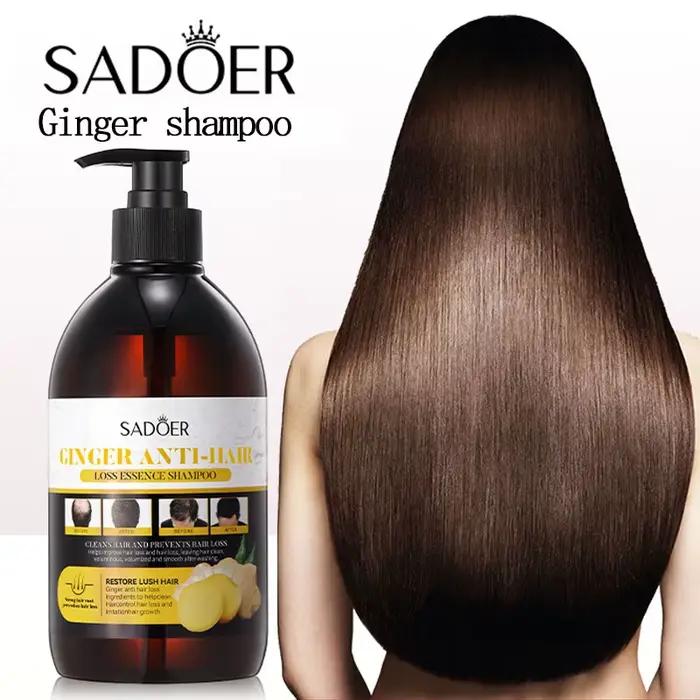Shampoing Anti-perte de cheveux au gingembre, parfums longue durée, hydratant en profondeur, ensembl