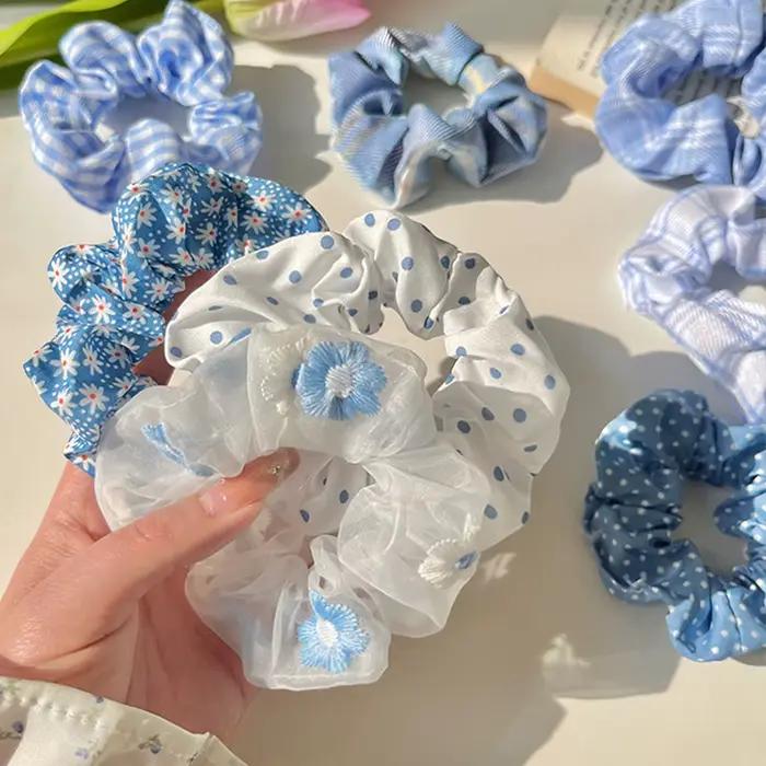 Anneau de cheveux pour gros intestin, 10 pièces/ensemble, élastique pour cheveux haut de gamme pour