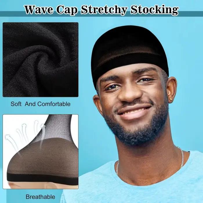 Ramede bas vague casquette pour hommes adulte extensible Nylon crâne vague léger bonnet casquettes v