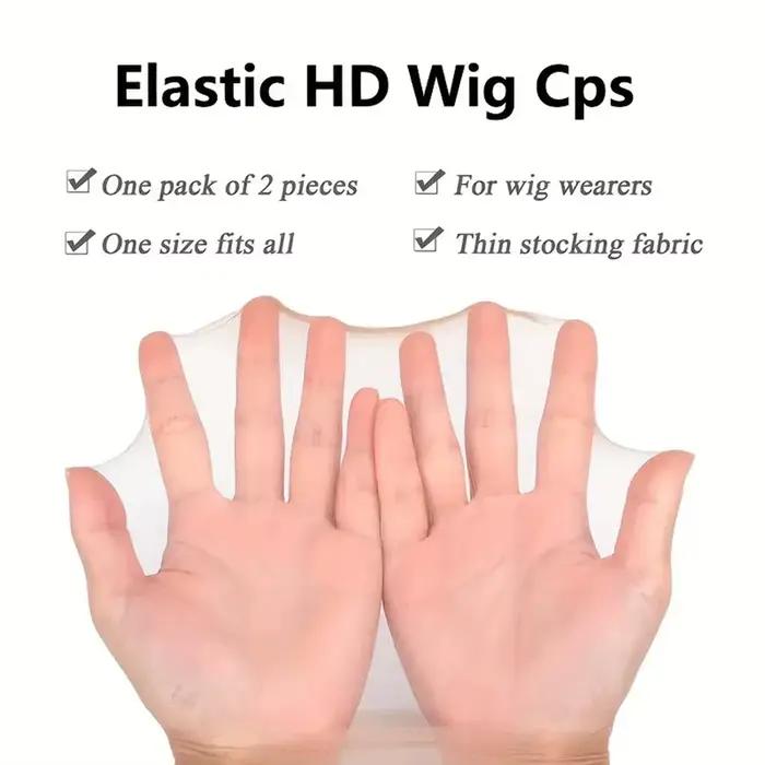 Bonnet de perruque Transparent HD de haute qualité, bas en Nylon, élastique en vrac, outil de perruq