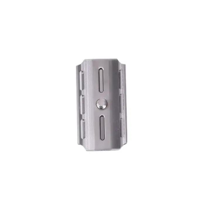 Tête de rasoir à double tranchant de sécurité en acier inoxydable Yaqi Telstar 316 pour hommes