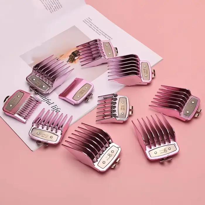 Ensemble de 10 pièces pour Salon de coiffure, galvanoplastie, limite de coupe de cheveux, peigne de
