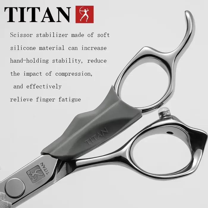 Titan ciseaux à cheveux professionnels coupe amincissante ciseaux à cheveux de barbier ciseaux de co