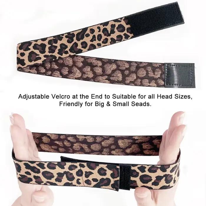 Bande élastique pour cheveux à la mode pour perruques, écharpe à bord réglable, bandeau élastique av