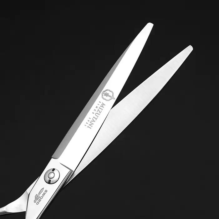 Ciseaux de barbier professionnels de 7 et 6 pouces, fabriqués en acier japonais 440C, ciseaux de bar
