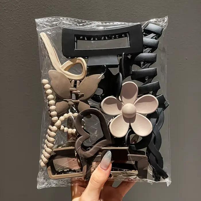 Ensemble de pinces givrées haut de gamme pour femmes, 11 pièces, pince à cheveux pour tête arrière,