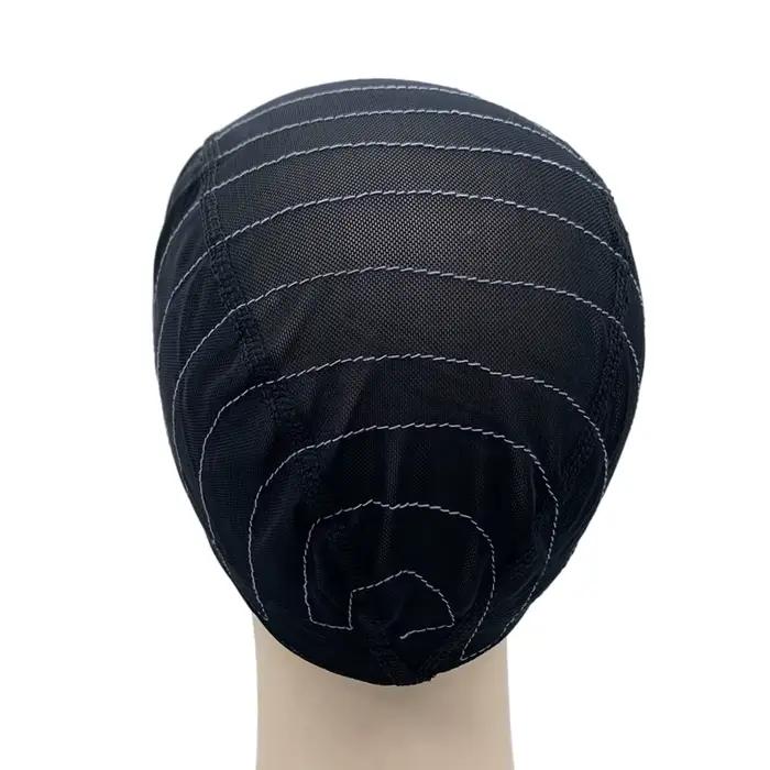Bonnet de perruque en forme de dôme en maille avec bande sans colle pour débutants, 4x 4/5x 5/13x 4/