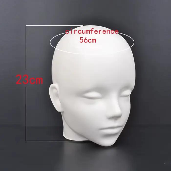 Perruque tête modèle Mannequin factice perruque lunettes chapeau présentoir support postiches suppor