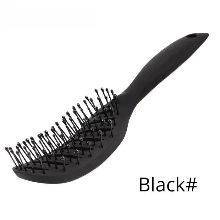 Brosse Coiffante pour Cheveux Bouclés, Masseur de Cuir Chevelu Professionnel, Peigne Démêlant et Séc