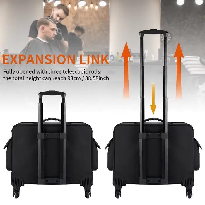 Grand Chariot à Roulettes pour Maquillage et Cosmétique, Boîte de Rangement pour Nail Art, Outils de