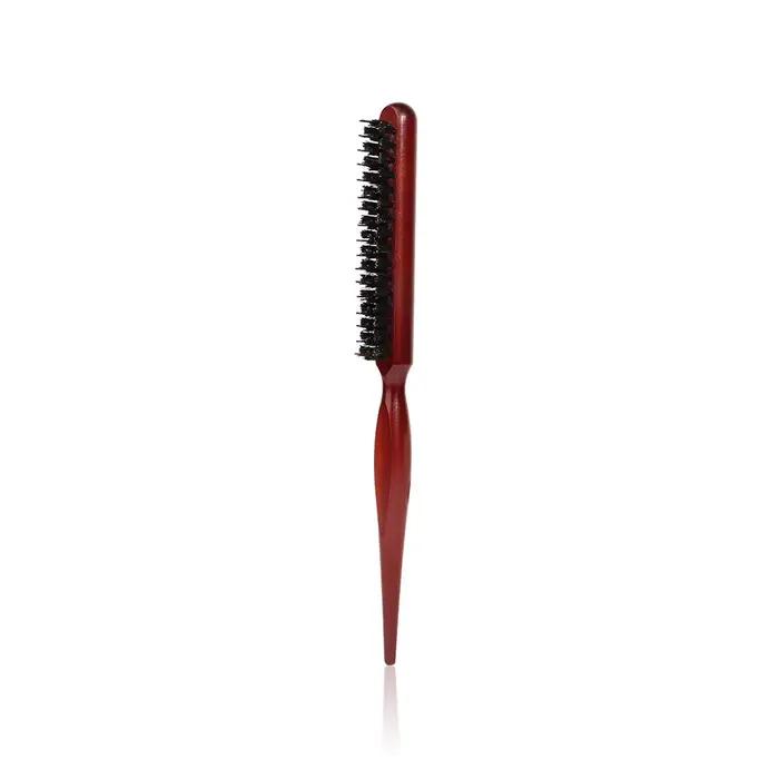 Ensemble de brosses à cheveux en poils de sanglier pour hommes et femmes, peigne à barbe, brosse à p