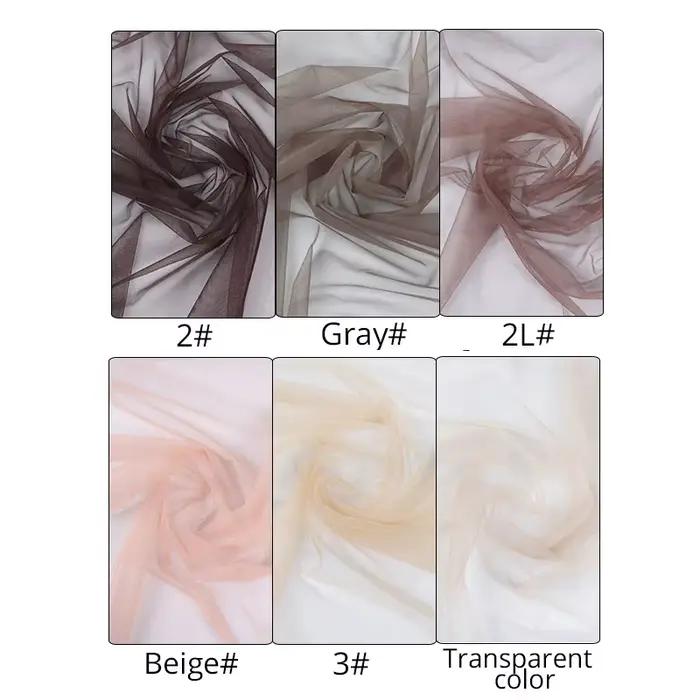 Plussign 1/4 Yard cheveux tissage filet haut suisse dentelle matériel sous-sol fond de teint toupet