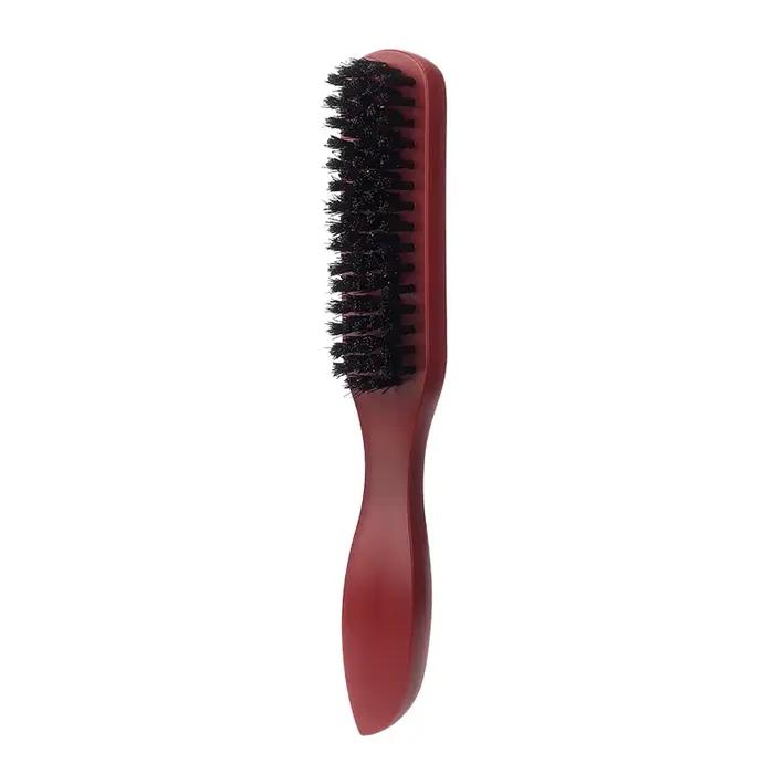 Brosses à cheveux pour Salon de coiffure, poils de sanglier, manche en bois, peignes à ligne fine, o