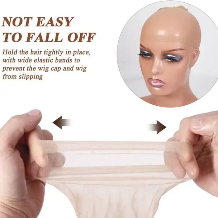 Gros HD perruque casquettes haute qualité Transparent HD filets à cheveux tissage Nylon extensible d