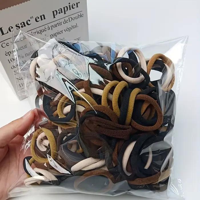 Attaches de cheveux élastiques sans couture style Boho, 50/100 pièces, épais, confortables et durabl