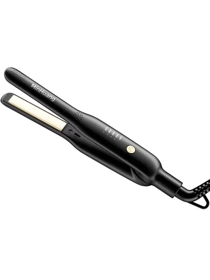 Lisseur Professionnel pour Hommes 2-en-1 : Lisse et Boucle, Plaque Étroite 13mm, Chauffage Rapide, I