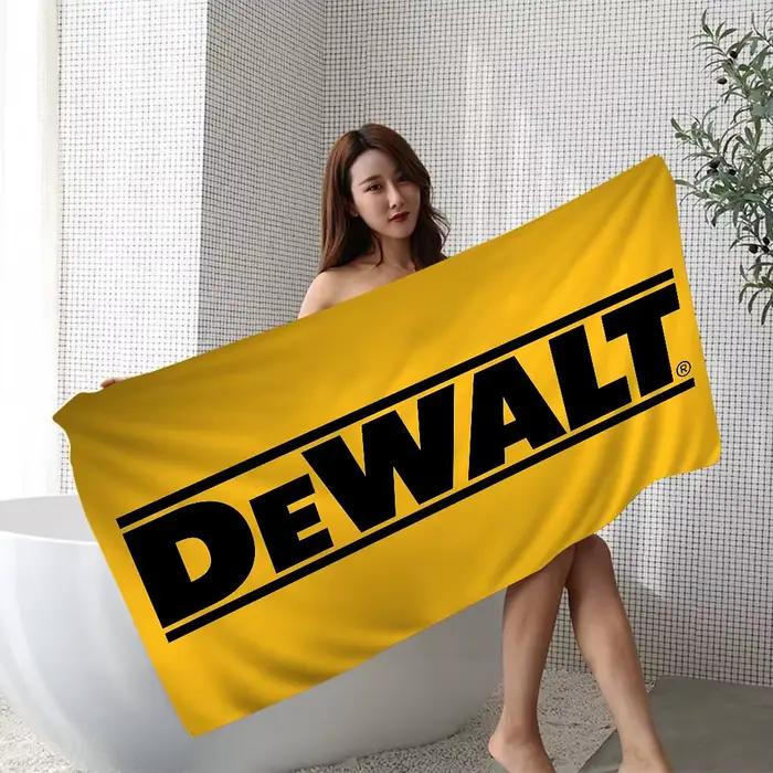 Serviette de bain D-DEWALT en microfibre, douce, absorbant l'eau, respirante, pour filles et enfants