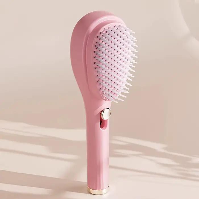 1 peigne rétractable magique - Brosse antistatique massante et démêlante pour tous types de cheveux