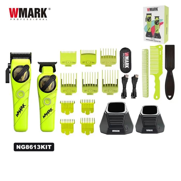 Kit de tondeuse à cheveux professionnelle pour hommes, lame DLC 10000 tr/min, boîtier inférieur en m