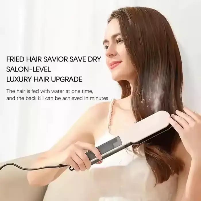 Salon professionnel 2in1 Steampod Nano Spray fer à lisser soins de beauté vapeur chaude ionique chev