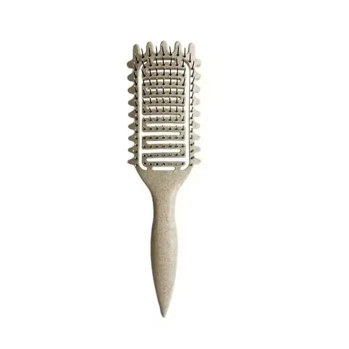 Brosse Coiffante Définition de Boucles, Brosse Démêlante Creuse pour Cheveux Bouclés Humides, Peigne