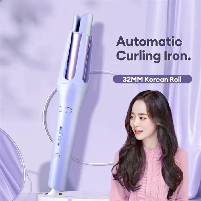 Bigoudi automatique 32MM rouleau à cheveux en céramique rotatif automatique fer professionnel baguet