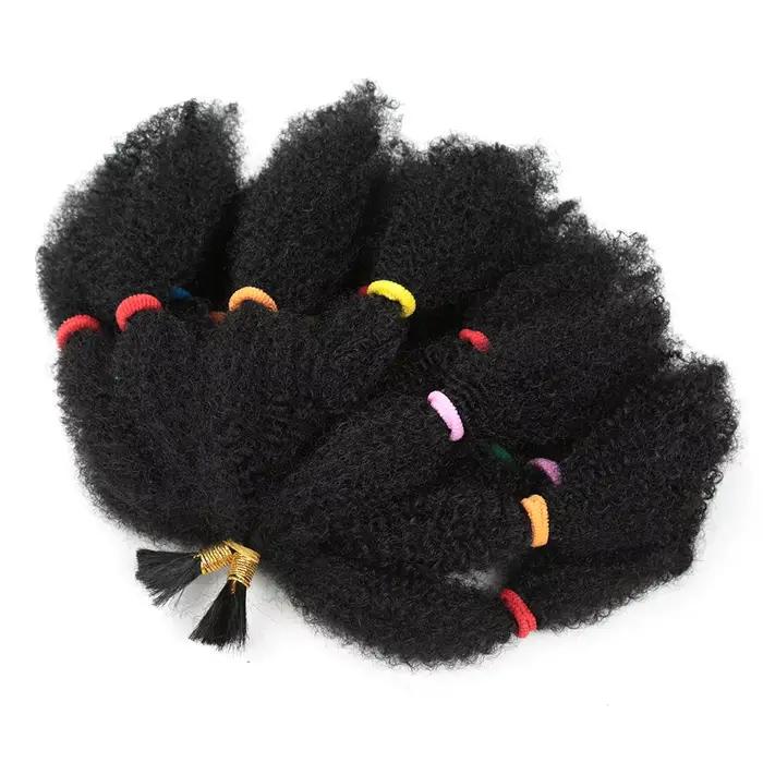 Afro crépus cheveux 12 pouces synthétique pré étiré Afro crépus torsion cheveux Afro tressage cheveu
