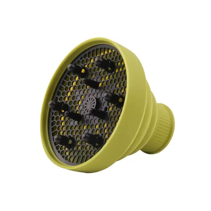 Couvercle de diffuseur de sèche-cheveux en silicone, pliable, résistant à la chaleur, accessoires de