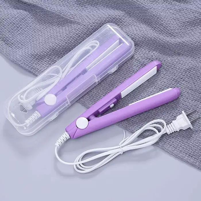 Mini fer à cheveux Pro 3 en 1 200 ℃ Fer à friser électrique avec attelle ondulée, bigoudi rose, fe