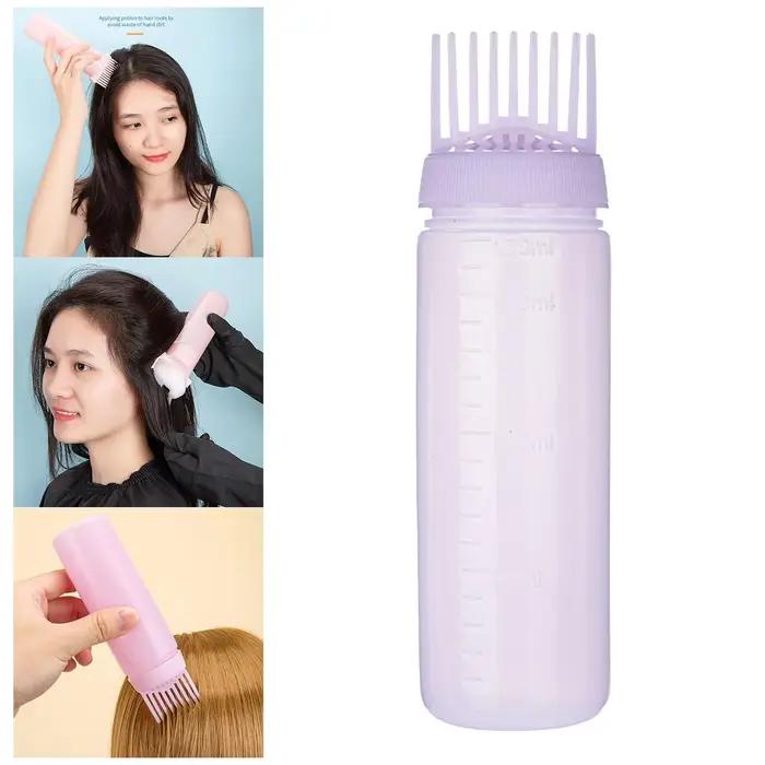 Peigne à racines, outil de permanente, bouteille à presser, bouteille de teinture pour cheveux, Salo