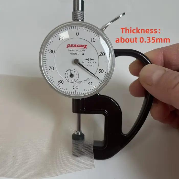 Tissu en silicone antidérapant 10 cm x 30 cm pour bases de perruques, fabrication de perruques, et r