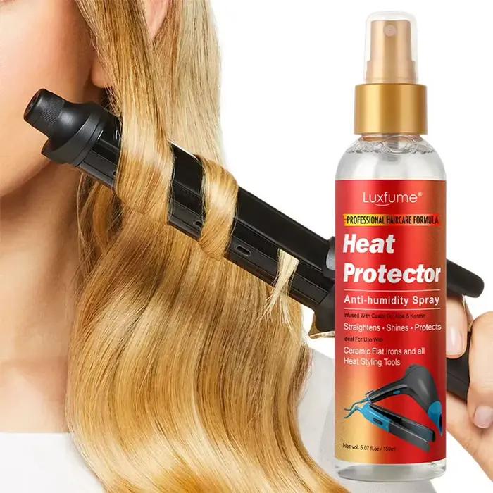 Spray protecteur thermique pour cheveux, sérum protecteur contre la chaleur, protège les cheveux des