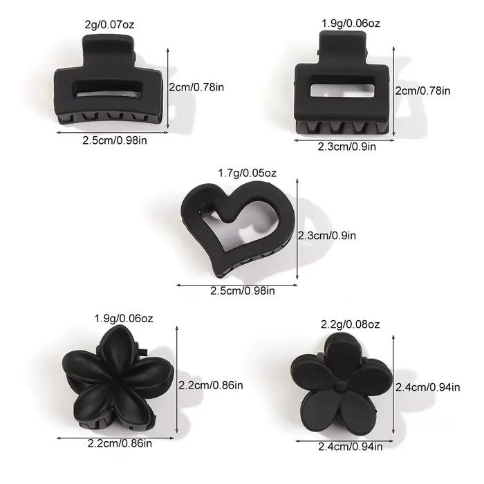 Nouvelle mode 12 pièces/ensemble petites Barrettes à cheveux géométriques florales pour enfants femm