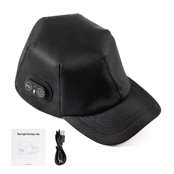 Casque de traitement de la perte de cheveux à lumière infrarouge rouge 650nm+850nm, chapeau anti-chu