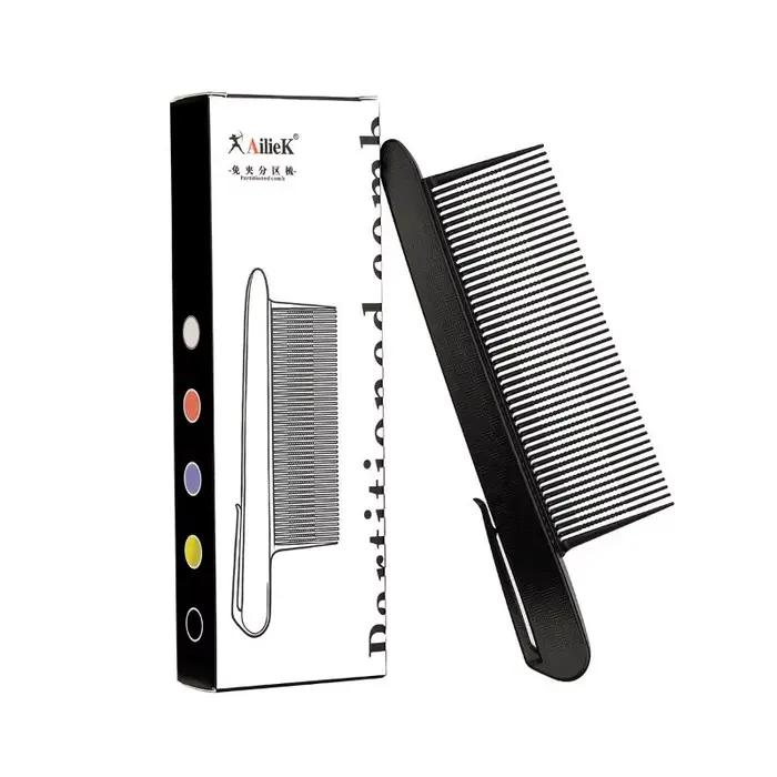 Pince à cheveux professionnelle 1 pièce pour salon de coiffure, peigne à dents larges pour coupe, co