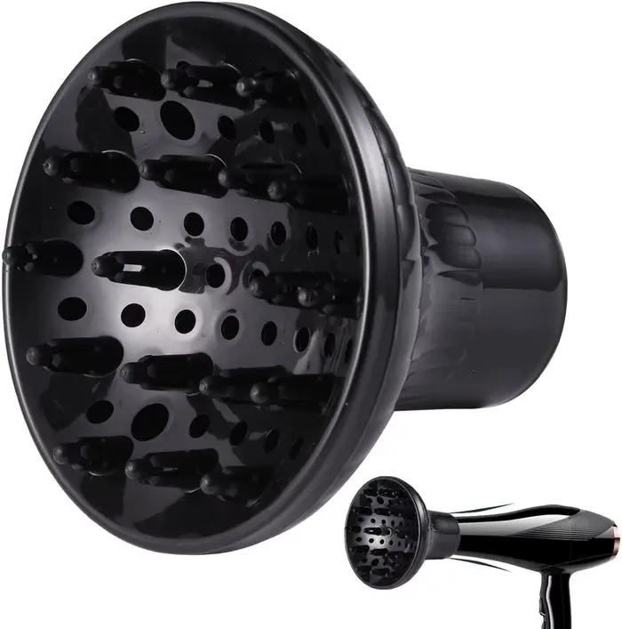 Diffuseur universel pour sèche-cheveux, diffuseur imperméable pour cheveux bouclés et ondulés, diffu