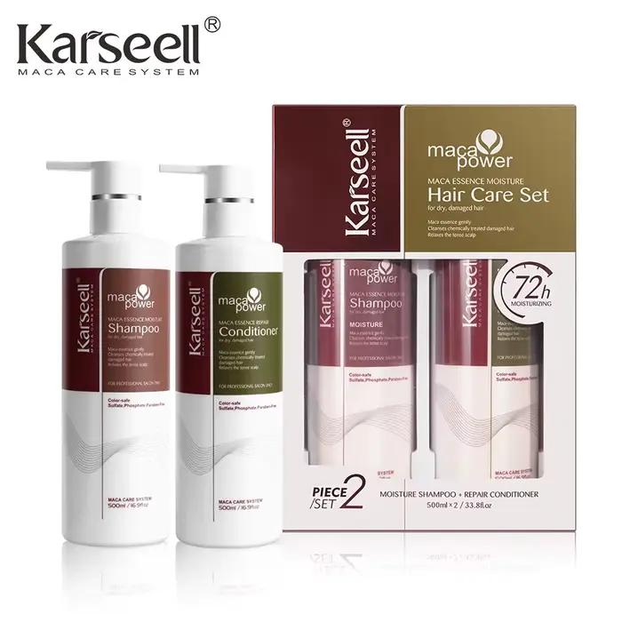 Karseell traitement capillaire au collagène réparation conditionnement, shampoing et revitalisant po