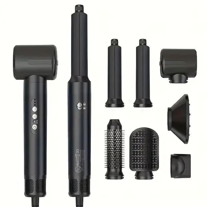 Sèche-cheveux brosse 7-en-1 UKLISS sans balais haute vitesse avec diffuseur, sèche-cheveux ionique,