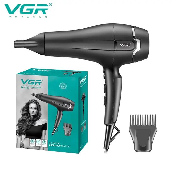 VGR professionnel multi-engrenages réglable sèche-cheveux salon de coiffure ménage haute puissance b