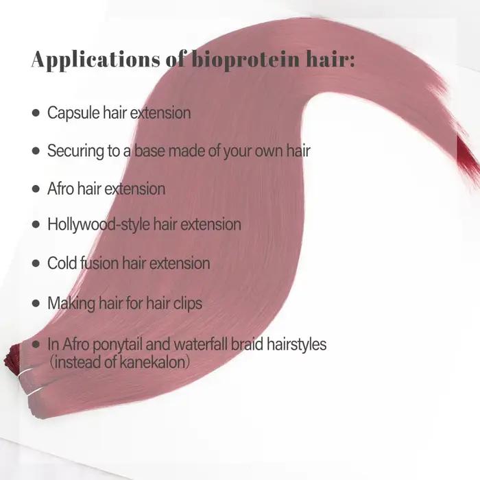 Bio cheveux raides paquets 26 "naturel doux résistant à la chaleur fibres synthétiques Extensions de