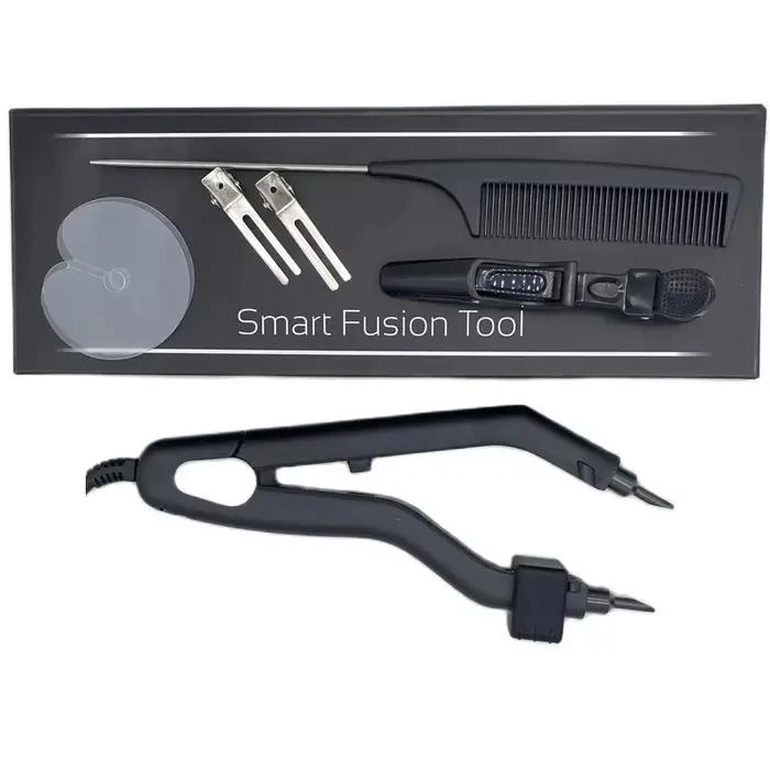 KIT de connecteur de cheveux de chaleur noire 220 degrés L-601 fer à chaleur contrôlable à la tempér