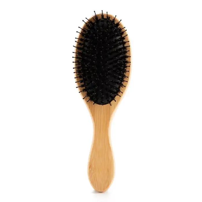 Brosse à cheveux en bois à poils souples pour femmes, peignes, poignées, lisseur d'angle, accessoire