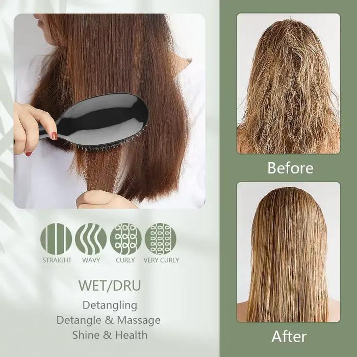 ARLANY brosse à cheveux en poils de sanglier peigne de Massage outil de coiffure accessoires de Salo