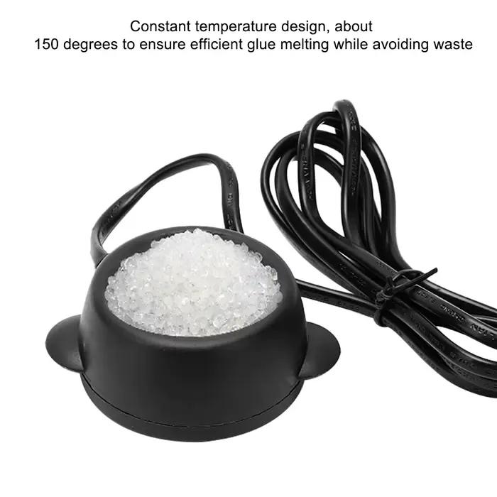 Mini Pot de colle chaude pour faire fondre la kératine, outils d'extension de cheveux, outils profes