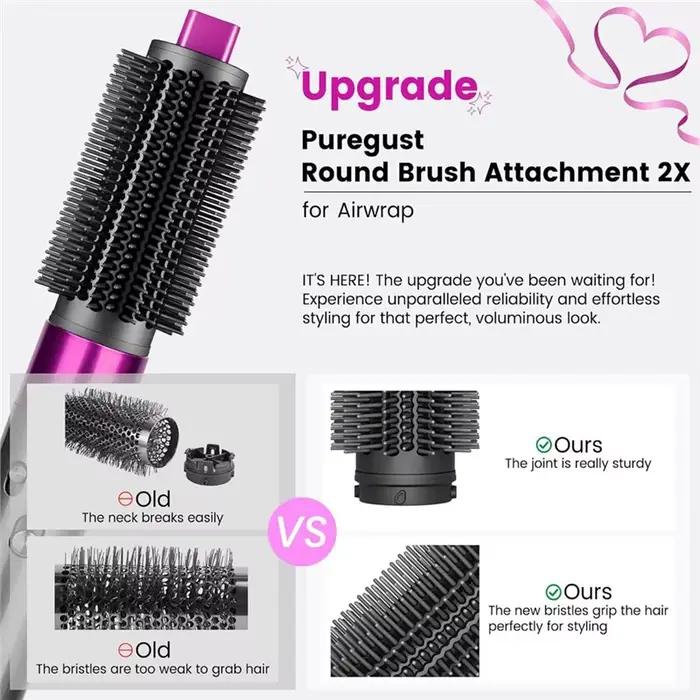 Accessoires de brosse volumisante ronde améliorés et petites brosses rondes pour les modèles Dyson A