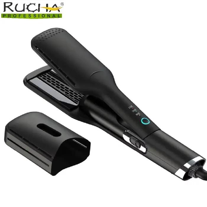 RUCHA fer à lisser à Air chaud fer plat professionnel pour lisser et sèche-cheveux humides fer deux