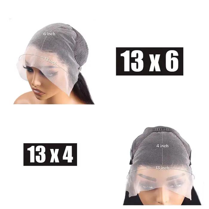 VarRug-Perruque Brésilienne Naturelle Bouclée, Cheveux Humains Noirs, Deep Wave, HD, Densité 220%, 1