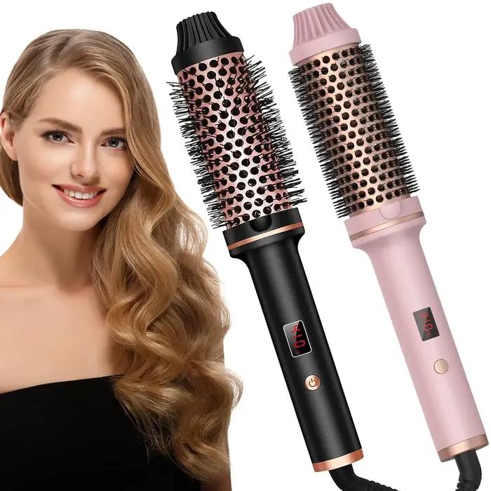 Brosse à cheveux électrique, lisseur, peigne chaud, fer à friser professionnel, brosse thermique cha