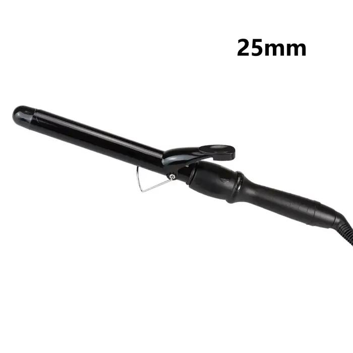 Bigoudi professionnel avec baril en céramique tourmaline extra long, fer à friser coupé, température